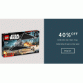 eBay Myer Store - Extra 44% Off Star Wars Toys (code) e.g. Lego Star Wars Rebel U-Wing Fighter $68.38 (Was $119.95)