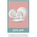 MYER - Flash Sale: 50% Off Dinnerware Clearance Items - Starts Today