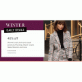 Myer - Winter Daily Deal: Take a Further 40% Off Women&#039;s Coats, Sweats, Knits &amp; Casual Jackets