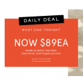 Myer - Daily Deal: All Women&#039;s Footwear $89 (Up to 50% Off)! Today Only