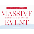 MYER - 1 Days Christmas Shopping Event - Up to 50% Off Fashion Clothing, Home, Electrical, Toys etc