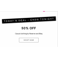 MYER : Take a Further 50% Off Men&#039;s Casual Clothing - Ends tonight