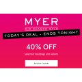 MYER - Daily Deal: Take an Extra 40% Off Women&#039;s Handbags &amp; Wallets (Today Only)