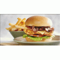 Nando’s - PERi-PERi Chicken, BBQ basted bacon and cheese Burgers &amp; Regular Side $12