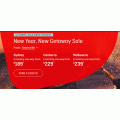 Qantas - New Year, New Getaway Sale: Domestic One-Way Flights from $99 e.g. Melbourne to Launceston $99
