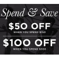 New Balance - Spend &amp; Save Offers: $50 Off $150 &amp; $100 Off $300 Spend