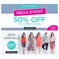  Crossroads - Mega Event Sale -  50% Off all Full Priced Items &amp; Free Click and Collect (In-Store &amp; Online)! 2 Days