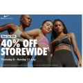 Nike Factory Outlet - Weekend Sale: 40% Off Storewide [Fri 9th July - Sun 11th July 2021]