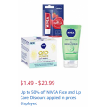 Amazon - Up to 50% Off Nivea Skincare Products e.g. NIVEA Lip Balm $1.49; NIVEA Daily Essentials 3 in 1 Cleansing Wipes, 25 Wipes $3.99 etc.