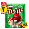 NQR - M&amp;M’s Red &amp; Green Pouches 215g $1 (Was $4.25)