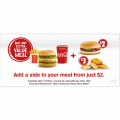 McDonald&#039;s - Extra Value Meal: Add a Side from $2 to Any Value Meal Purchase