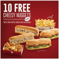 Red Rooster - FREE 10 Cheesy Nuggets with Mates Share Pack $33 [2 Days Only]