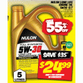 Autobarn - Nulon Engine Oil 5W30 Full Synthetic Long Life 5L SYN5W30-5 $24.99 (Save $35)