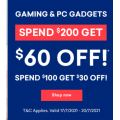 Shopping Express - Spend &amp; Save Offers: $30 Off $100 Spend &amp; $60 Off $200 Spend on Selected Items e.g. Nvidia SHIELD