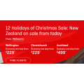Qantas - New Zealand Christmas Sale: Up to 25% Off International Flight Fares! 3 Days Only