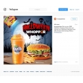 Hungry Jack&#039;s -  FREE Halloween Popping Candy when you upgrade your Halloween Whopper meal with a Frozen Fanta Orange