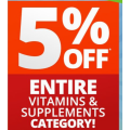 Pharmacy Online - 5% Off Vitamins &amp; Supplements (code)