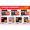 The Good Guys - Minimum 50% Off OMEGA Clearance Sale: Omega 60cm Electric Oven $277 (Was $999); Omega 60cm Pyrolytic Oven $449 (Was $1299) etc.