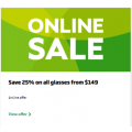 Specsavers - 25% Off All Glasses (code)! Minimum Spend $149