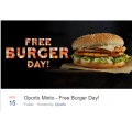 Oporto Minto - Free Burger Day! First 500 Customers [11 AM, Thurs 15th Aug]