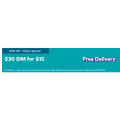 Optus - $30 Unlimited Talk &amp; Text 35GB SIM Starter Kit for $15 + Free Delivery