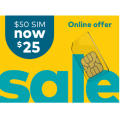 Optus - $50 Unlimited Talk &amp; Text 60GB SIM Starter Kit $25 + Free Delivery