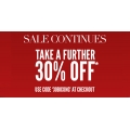 Sale Continues! Further 30% Off Items @ Tony Bianco