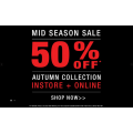 Midseason Sale 50% Off Autumn Collection @ Oxfordshop