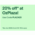 eBay - 20% Off OzPlaza Living Store (code)! Max. Discount $1000