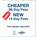 Adelaide Metro - Up to 49% Off Standard Fares Bus, Train &amp; Tram Services with New 28-Day Pass