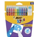 [Prime Members] BIC Kids Colour &amp; Erase Magic Felt Pens - Assorted Colours, Pack of 12 $2.25 Delivered (Was $20.61) @