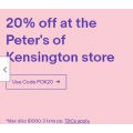 eBay Peter&#039;s of Kensington - 20% Off Storewide (code)! valid until Mon, 19/3
