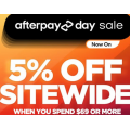 Pharmacy Online - Afterpay Day Sale: 5% Off Sitewide - Minimum Spend $69 (code)