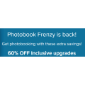  Photobook - Frenzy Sale: 60% Off Photobooks + Free Express Shipping (code)