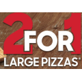  Pizza Hut - Tuesday Special: 2 for 1 Large Pizzas - Pick-Up Only