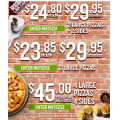 Pizza Hut - Latest Offers e.g. 4 Large Pizzas + 4 Sides - $45 Pick-Up / Delivery &amp; More (codes)