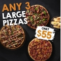 Pizza Capers - Any 3 Large Capers Collection Pizzas $55 (code)! 3 Days Only