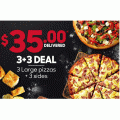 Pizza Hut - Latest Coupons: 3 Large Pizzas &amp; 3 Sides $35 Delivered; 3 Large Pizzas $31.95 Delivered etc. (codes)