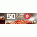 Pizza Hut - 50% Off Any 2 Large Pizzas Pick-Up (code)! Today Only e.g. 2 Large Pizzas $8 Pick-up [Expired]