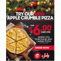 Pizza Hut - Apple Crumble Pizza for $6 when you purchase any Large Pizza (code)! 2 Days Only