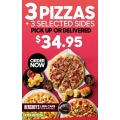 Pizza Hut - Latest Weekend Offers e.g. Free Garlic Bread with Any Large Pizza; 4 Large Pizzas + 4 Sides $45 Pick-Up / Delivery etc. (codes)