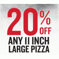 Pizza Hut - Latest Offers: 20% Off Any 11&#039;&#039; Large Pizza; 2 Large Pizzas + 2 Selected Desserts - $28.95 Delivered &amp; More (code)