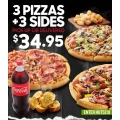 Pizza Hut - Latest Offers e.g. Free Garlic Bread with Any Large Pizza Delivered; 4 Large Pizzas + 4 Sides $45 Pick-Up / Delivery etc. (codes)
