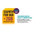 Optus - Bonus 2GB Data with $50/MTH 9GB 12 Month SIM Plan 