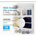 IKEA - Weekend Clearance: Up to 75% Off RRP e.g. Stenstorp Plate Shelf 80x76cm $39 (Was $79) etc.