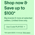 eBay - Spend &amp; Save Offers: $15 Off $200 - $499 | $50 Off $500 - $999 | $100 Off $1000+ (code)