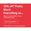 eBay - 10% Off Everything - Minimum Spend $50 (code)