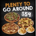 Pizza Capers - 3 Large Capers Collection Pizzas &amp; 2 Calzones $59 (code)
