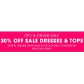 Further 30% off On Sale Dresses &amp; Tops At Portmans - Online &amp; DFO Stores Only