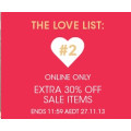 Extra 30% OFF Sale Items @ Portmans! until 27/11/13, Online only.